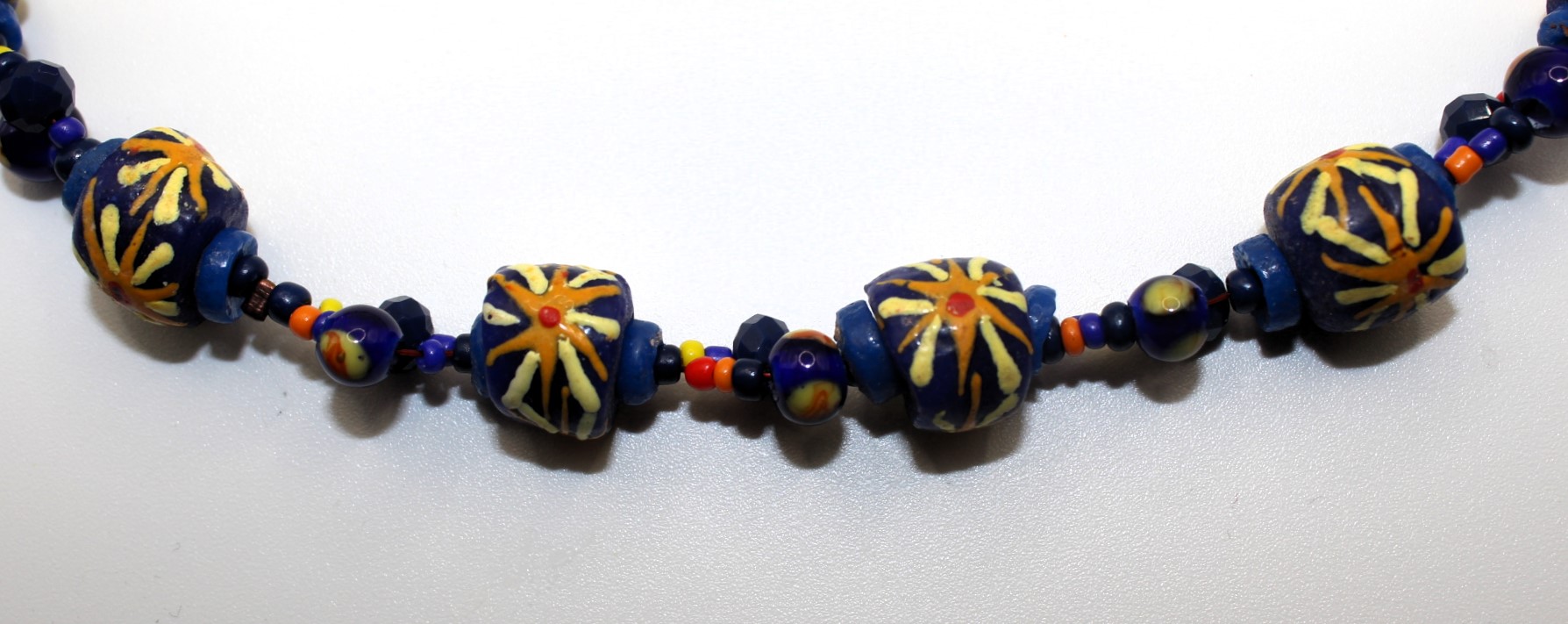 Ketting met Afrikaanse kralen - Afbeelding 2